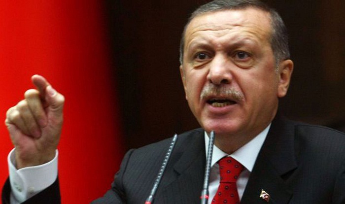 Turkey`s Erdogan says saddened by U.S. arming of Syrian Kurdish militia